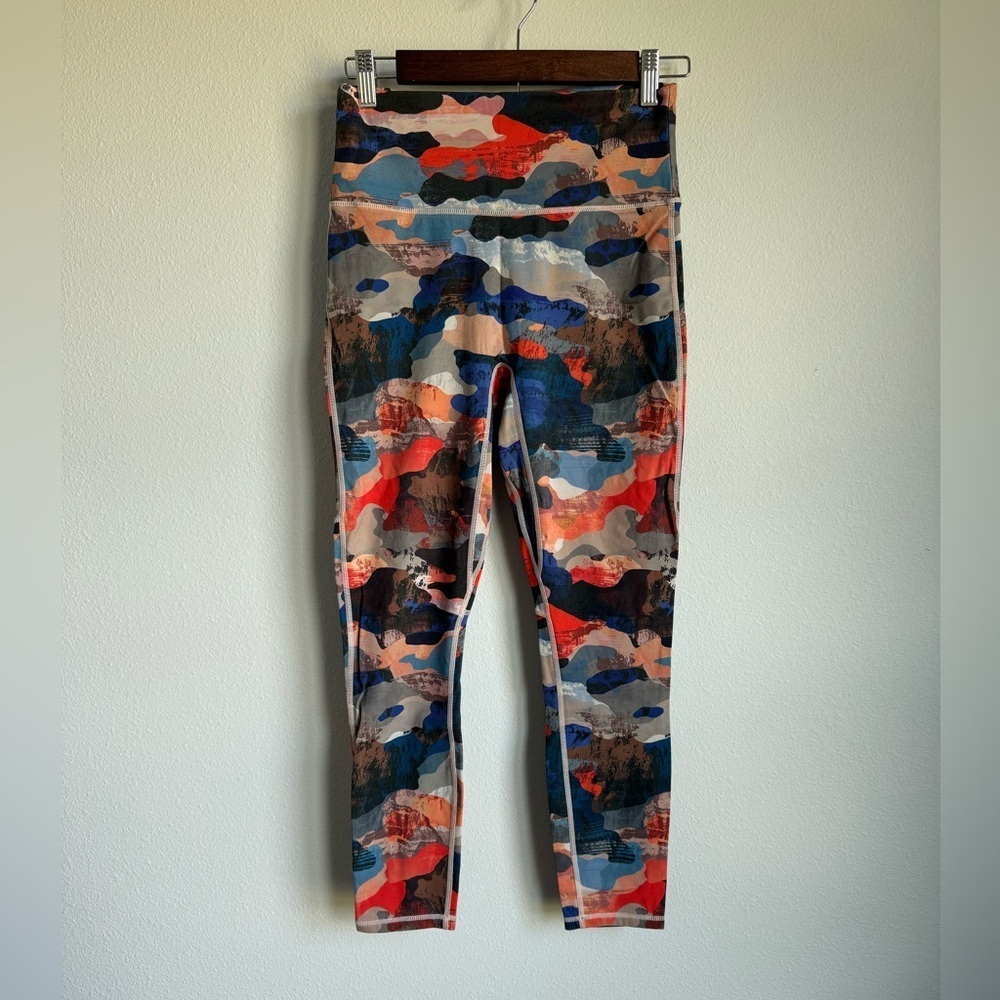 Fabletics Multicolor Camouflage Leggings